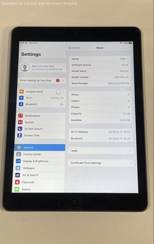 Apple ipad air 1st gen - 1st, 9.7inch