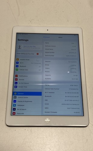 Apple ipad air - ipad, a1475
